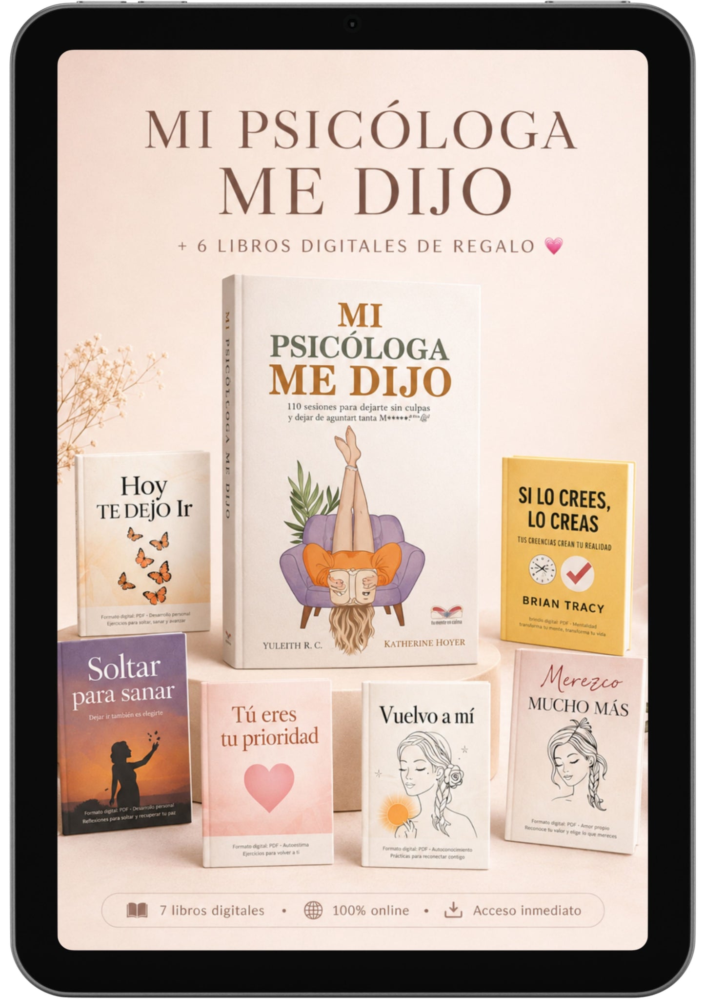 Mi Psicóloga Me Dijo + 6 libros de regalo 💗
